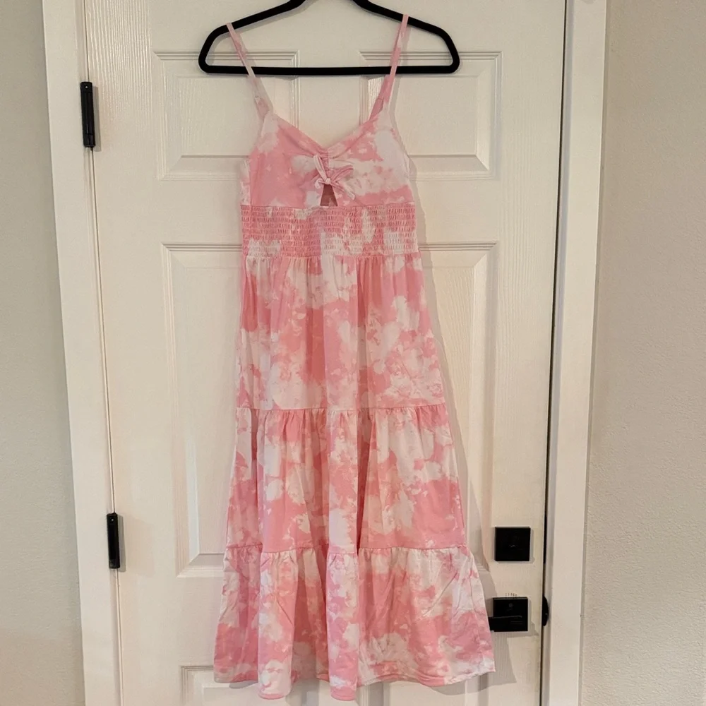 NWT CHILDRENS PLACE Pink Floral Girls Dress XL